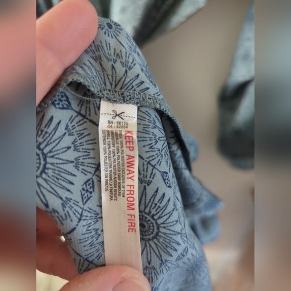 FREE PEOPLE Intimately Oasis House Robe in Stone Combo Size m/l xs/S - Picture 7 of 10